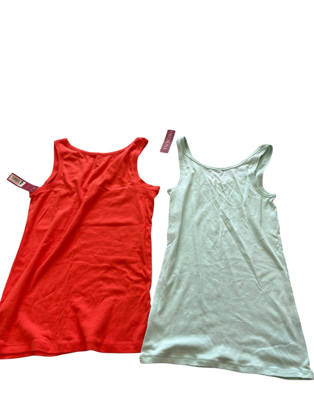 Merona Red & White Scoop Neck Tank Tops - 2-Pack - Picture 7 of 7